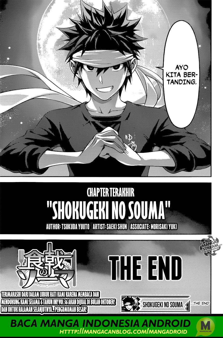 Shokugeki no Souma Chapter 315 - End